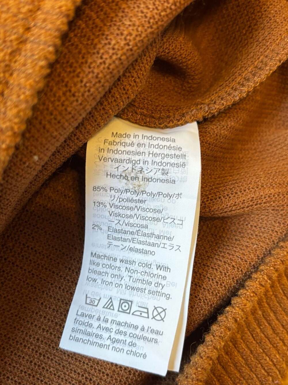 Madewell Ribbed Square-Neck Sweater in Brown - Picture 3 of 6
